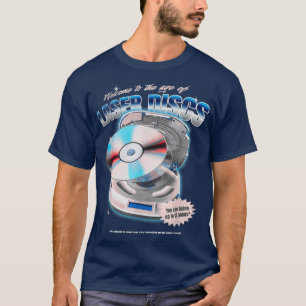 LaserDisc Movie Night Video Vintage 80s 90s Tech M T-Shirt