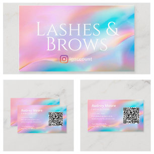 Lash and Brows Templates Business Card