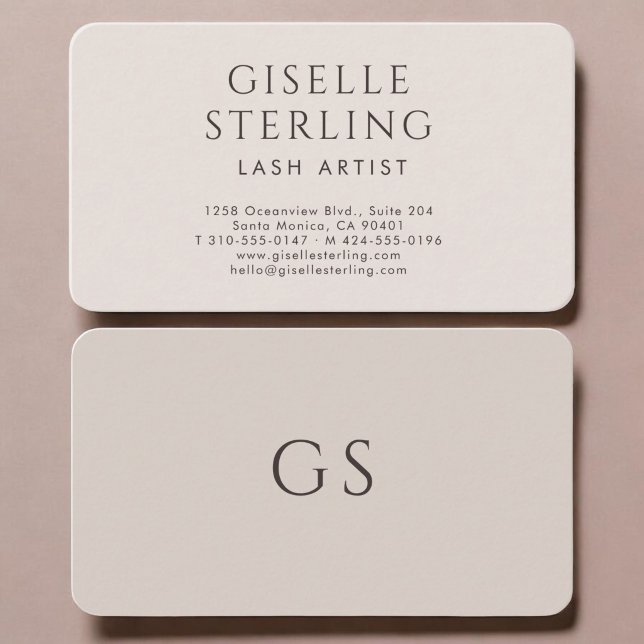 Lash Artist  Business Card (Creator Uploaded)