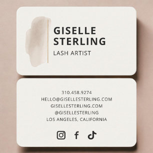 Lash Artist Business Card
