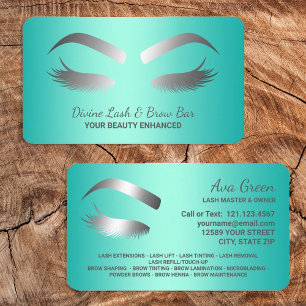 Lash Brow Studio Business Card