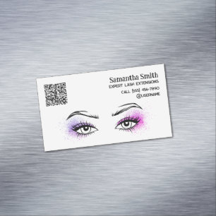 Lash Brow Tech Custom QR Business Card