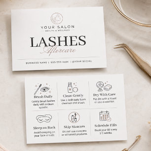 Lash Care Beige Minimal Beauty Aftercare