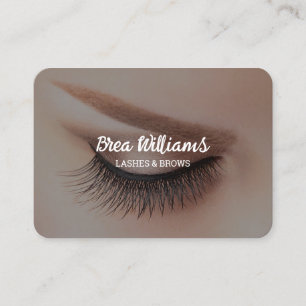 Lash Extension Eyelash Business Card