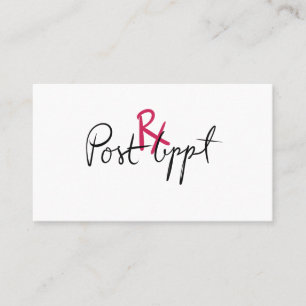 Lash Extensions Aftercare Card - Rx