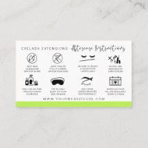 Lash Extensions Aftercare Instructions Modern Busi