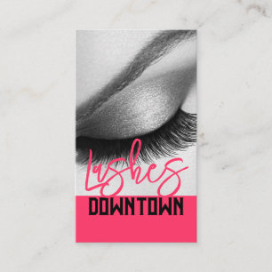 Lash Extensions Beauty Salon  Business Card