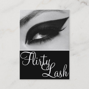 Lash Extensions Beauty Salon Business Card