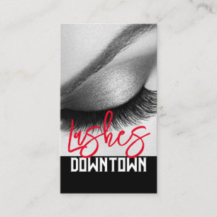 Lash Extensions Beauty Salon Business Card