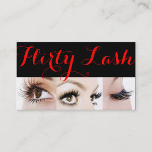 Lash Extensions Lashes Beauty Cosmetology Salon Business Card