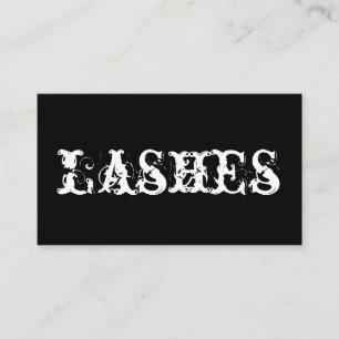 Lash Extensions, Salon Business Card