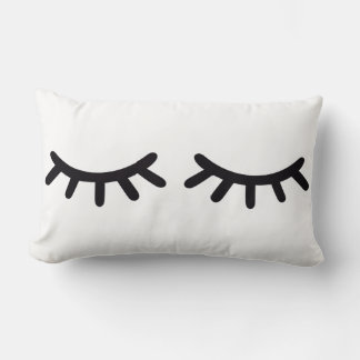 Lash Print Throw Pillow