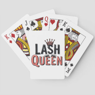 Lash Queen Funny Eye Lashes Make Up Playing Cards