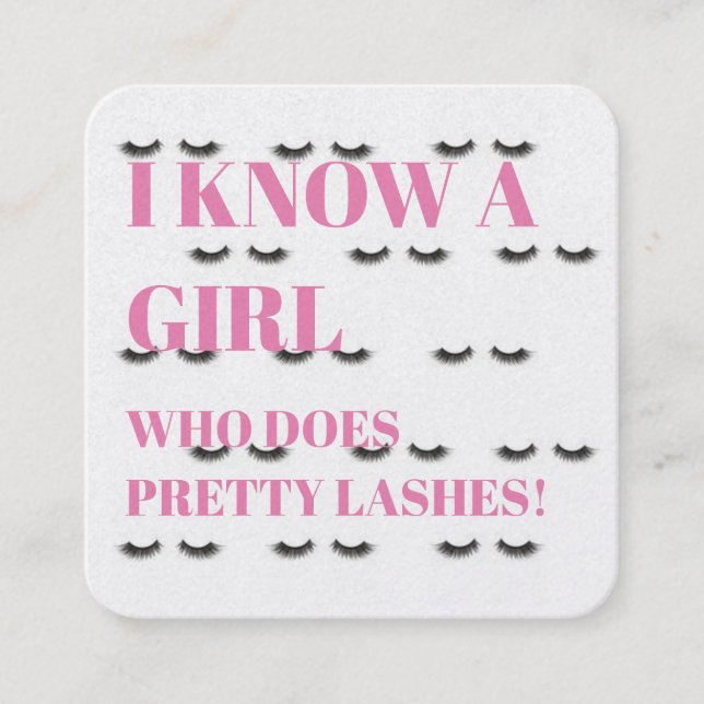 Lash referral card (Front)