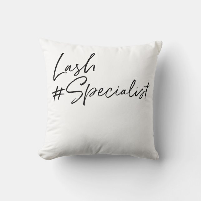 Lash Specialist Lash Lounge Lash Bar Las Cushion (Front)