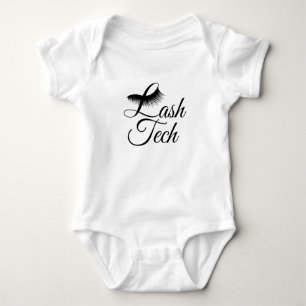 Lash Tech Lash Technician Eyelash Techni Baby Bodysuit