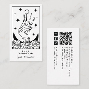 Lash Tech Tarot Business Card