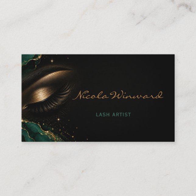 Lash Therapist Business Card (Front)
