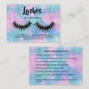 Lashes Aftercare Business Card