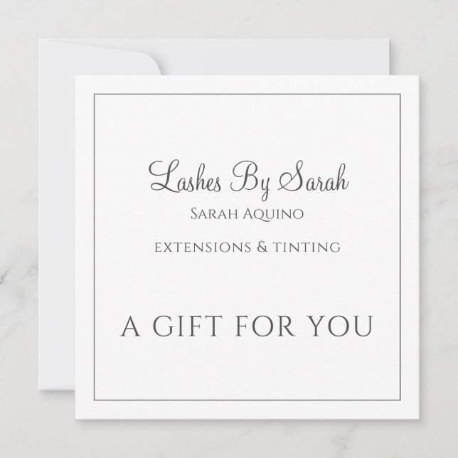 Lashes And Beauty Services Textured Sage Green (Front)