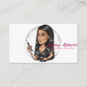 Lashes Artist Modern Business card
