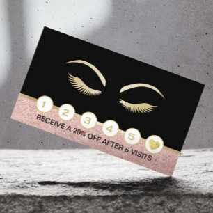 Lashes & Brow Makeup Artist Rose Gold Loyalty