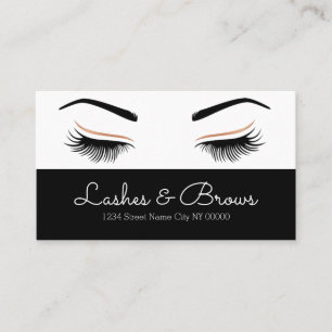 Lashes & Brows  Business Card