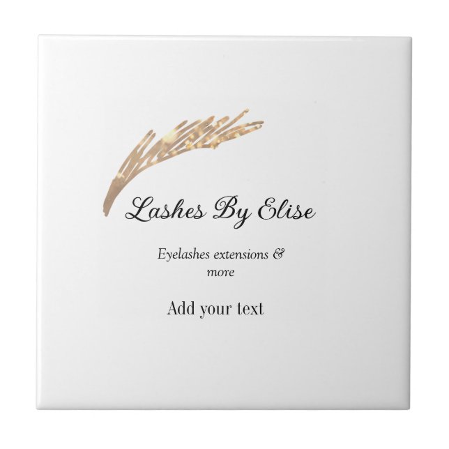 lashes by add name contact info social media websi tile (Front)