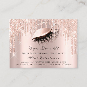 Lashes Extension Aftercare Instruction Spark Rose Appointment Card