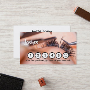 Lashes Loyalty Business Card