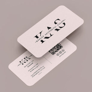 Lashes Makeup Artist Beauty Aesthetic Pink Modern Business Card