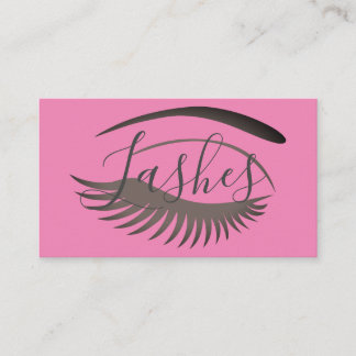 Lashes / Makeup Artist Business Card
