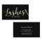 Lashes Makeup Artist Modern Black & Gold