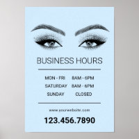 Lashes Makeup Artist Salon Opening Hours Mint Blue