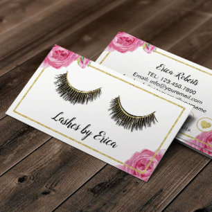 Lashes Makeup Artist Vintage Floral Loyalty