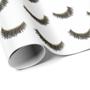 Lashes Modern Eyelash Extensions Makeup Artist Wrapping Paper