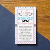 "Lashes Or Staches" Modern Gender Reveal Party
