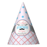 "Lashes Or Staches" Modern Gender Reveal Party