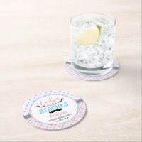 "Lashes Or Staches" Modern Gender Reveal Party