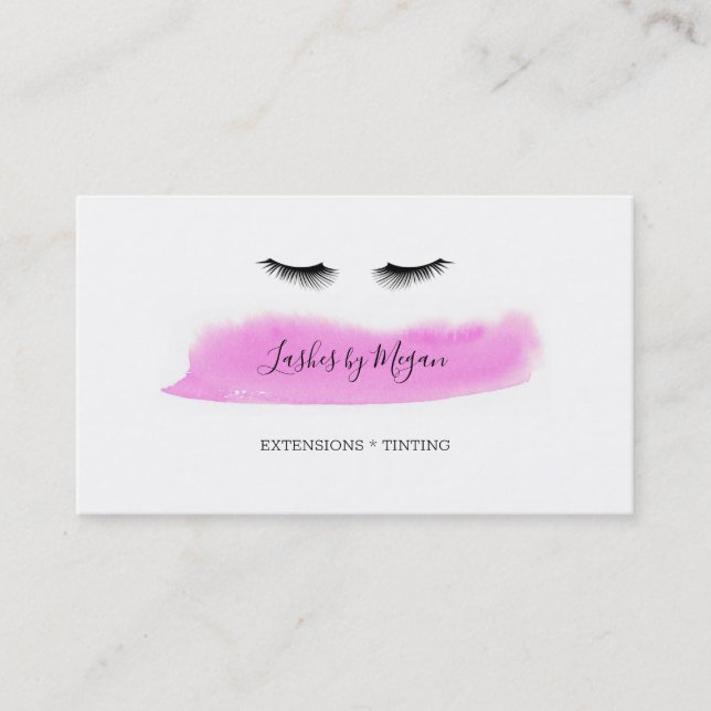 Lashes Specialist Business Card (Front)