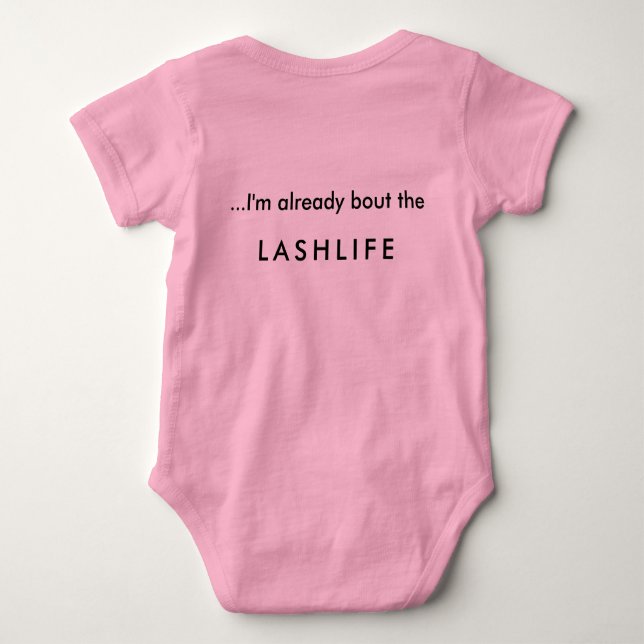 LASHLIFE Baby Bodysuit (Back)