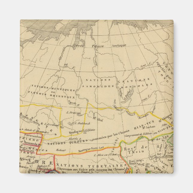 L'Asie, l'an 322 av JC Magnet (Front)