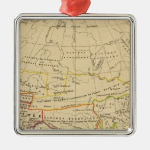 L'Asie, l'an 322 av JC Metal Tree Decoration