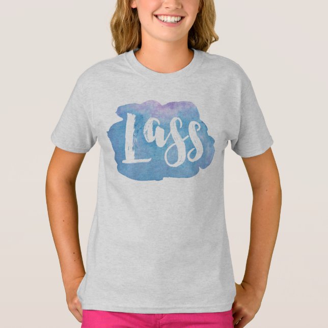 Lass, Scottish, Northern English Dialect   T-Shirt (Front)