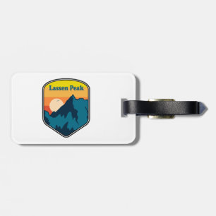 Lassen Peak California Sunrise Luggage Tag