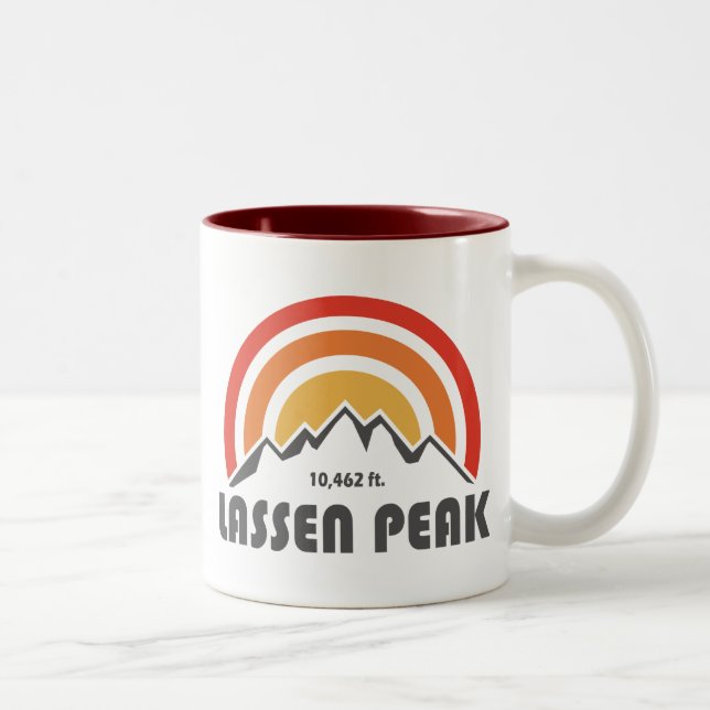 Lassen Peak Two-Tone Coffee Mug (Right)
