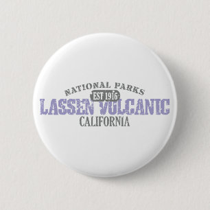 Lassen Volcanic National Park 6 Cm Round Badge