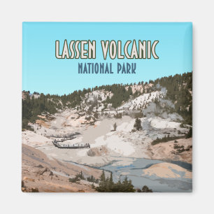 Lassen Volcanic National Park California Magnet