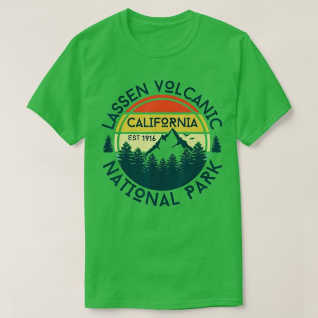 Lassen Volcanic National Park California Nature Hi T-Shirt (Design Front)
