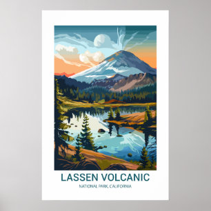 Lassen Volcanic National Park California USA  Poster